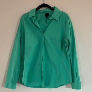 Worthington Aqua Women's Button-Down Shirt